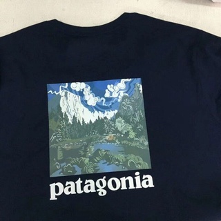 [S-5XL]Patagonia พร้อมส่ง เสื้อแขนสั้น พิมพ์ลาย