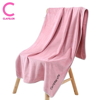 CLAFELOR-ผ้าขนหนูอาบน้ำ ผ้าเช็ดตัวใหญ่ ผ้าหนานุ่ม ซับน้ำดี แห้งไว (ขนาด 70 x 140 เซนติเมตร) รุ่น WD-T140 พร้อมส่งจากไทย