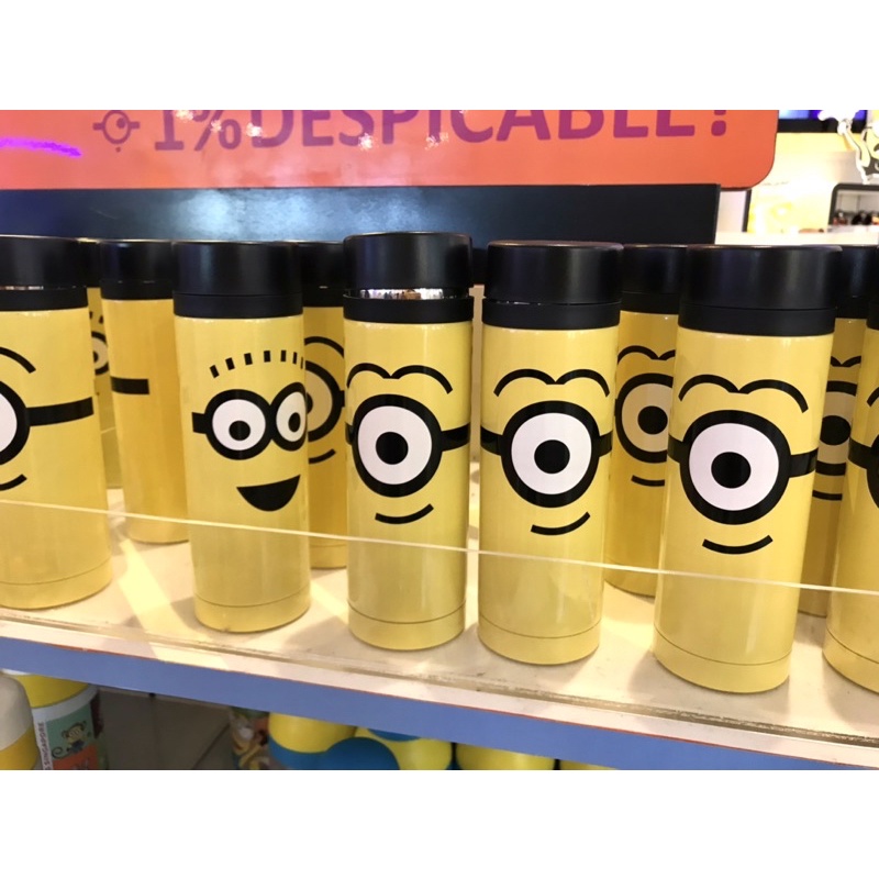 พร้อมส่ง-ของใหม่-universal-studios-minion-tralvel-mug-ของแท้