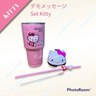 SETสุดคุ้ม แก้วYETI+ฝาลายการ์ตูน+หลอดลายการ์ตูน ขนาด 30 Oz. สามารถเก็บอุณหภูมิได้ทั้งร้อนและเย็น