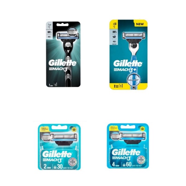 sale-อ่านรายละเอียดก่อนซื้อ-gillette-mach-3-mach-3-ยิลเลตต-มัคทรี-ใบมีดโกนพร้อมด้าม