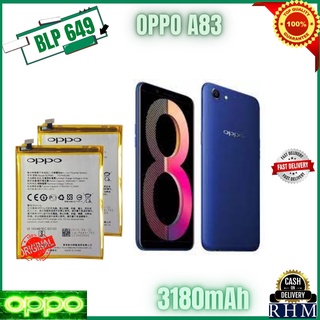 แบตเตอรี่ OPPO A83 รุ่น BLP 649 (3180mAh)