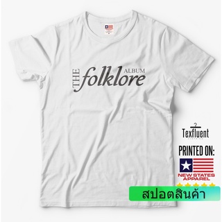 ราคาต่ำสุด!!เสื้อยืดแขนสั้น พิมพ์ลายอัลบั้ม Taylor Swift Folklore สวมใส่สบาย สําหรับผู้ชาย และผู้หญิงS-3XL