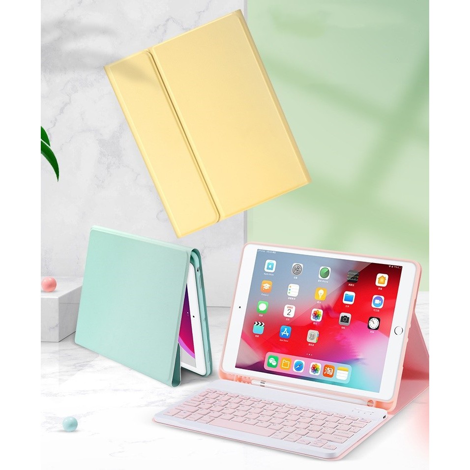 พร้อมส่ง-เคสคีย์บอร์ดไร้สาย-ipad-air-5-เคส-ipad-10-2-gen-9-เคส-ipad-air-3-10-5-2019-ipad-9-7-gen-5-6-ipad-pro