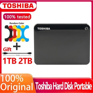 ภาพหน้าปกสินค้าToshiba Hard Disk External 1TB/ 2TB TOSHIBA Canvio Harddisk ซึ่งคุณอาจชอบราคาและรีวิวของสินค้านี้