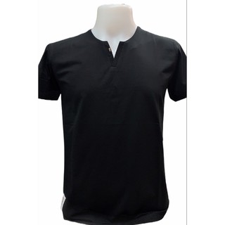 ☈เสื้อยืดคอVแขนสั้น ผ้าค๊อตตอน100%สำหรับผู้ชาย NO．551เสื้อเชิ้ตผู้ชายเสื้อโปโล🎁🎀✨🎗