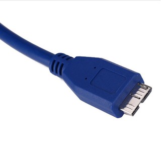 ภาพขนาดย่อของภาพหน้าปกสินค้าสาย USB 3.0 A To Micro B สำหรับ External Hard Drive HDD High Speed จากร้าน zeerwireless บน Shopee ภาพที่ 1