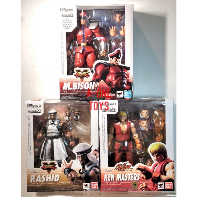 SH FIGUARTS STREET FIGHTER M.BISON KEN MASTER RASHID | Shopee Thailand