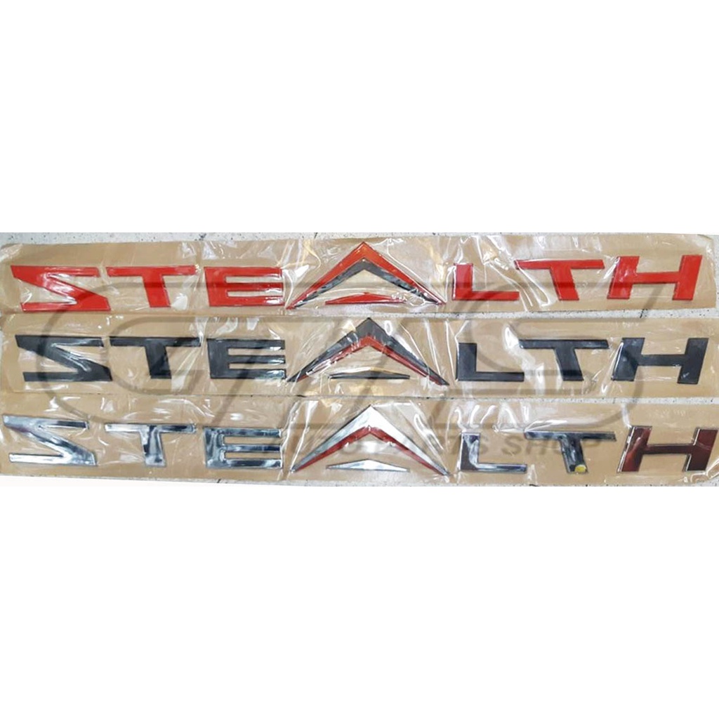 โลโก้-stealth-ติดฝากระโปรงหน้า-logo-stealth-สีแดง-1ชิ้น-isuzu-d-max-2-4-ประตู-มีบริการเก็บเงินปลายทาง