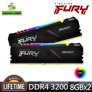 Kingston FURY Beast RGB KF432C16BBAK2/16 DDR4-3200 16GB(8GBx2