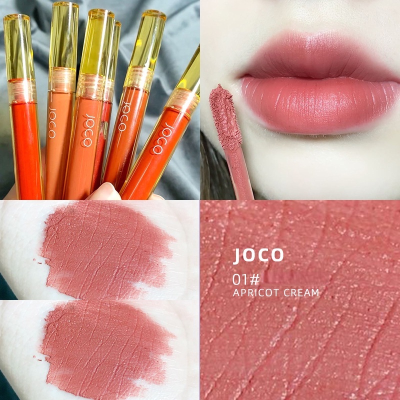 joco-ลิปสติกเคลือบกํามะหยี่กันน้ําสไตล์เรโทร