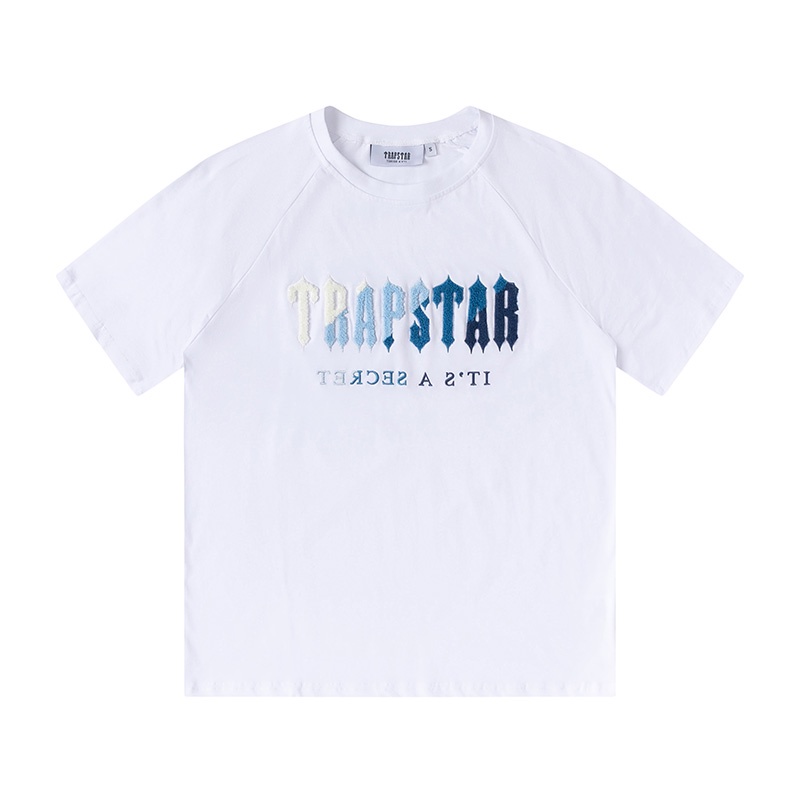 เสื้อยืดแขนสั้น-ปักลาย-trapstar-สีพื้น-สําหรับผู้ชาย-และผู้หญิง