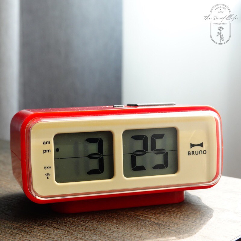 Bruno Retro Digital Alarm Clock Shopee Thailand