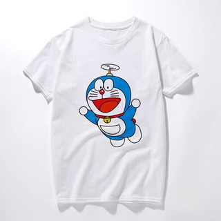 HH Doraemon เสื้อยืดลายโดเรม่อน เสื้อยืดผ้าฝ้าย