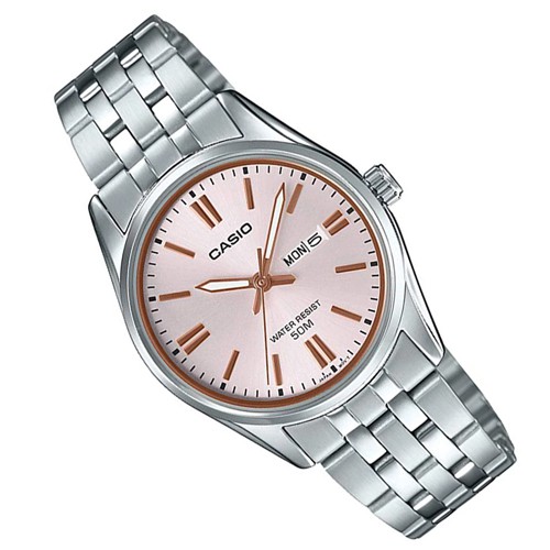 ภาพหน้าปกสินค้าCasio นาฬิกาข้อมือผู้หญิง สายสเตนเลส สีเงิน รุ่น LTP-1335D,LTP-1335D-4A,LTP-1335D-4AVDF จากร้าน mstime บน Shopee