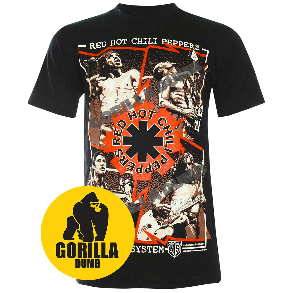 gorilladumb-เสื้อยืดลายวงดนตรี-เรดฮอตชิลีเพปเปอส์-red-hot-chili-peppers