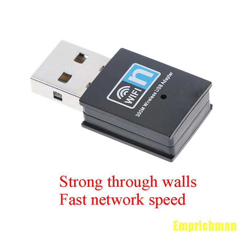 emprichman-อะแดปเตอร์ไร้สาย-300mbps-usb-wi-fi-wlan-802-ดองเกิล-11-b-g-n-lan