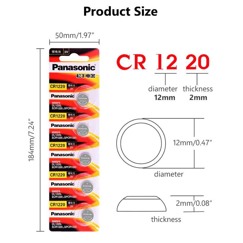 ภาพสินค้าถ่านกระดุม จาก Indonesia รุ่น CR2032 CR2025 CR2016 CR1632 CR1620 CR1220 CR1616 3V Lithium Battery พร้อมส่ง จากร้าน aeg19110 บน Shopee ภาพที่ 7
