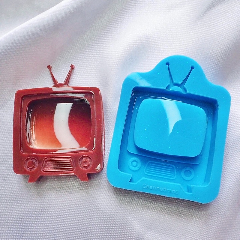 แม่พิมพ์เรซิ่น-tv-vintage-tv-shaker-mold