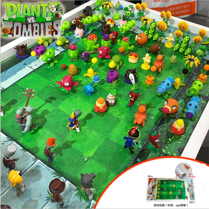 plants-vs-zombies-เสื่อโพลีเอสเตอร์กันน้ําทนต่อการสึกหรอขนาด-38x76-ซม