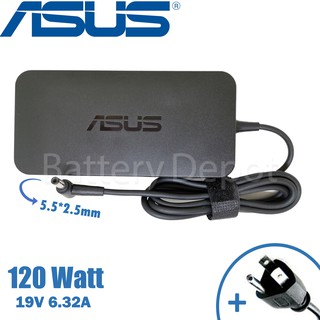 สินค้า Asus Adapter ของแท้ 19V/6.32A 120W หัวขนาด 5.5*2.5mm สายชาร์จ Asus สายชาร์จ เอซุส
