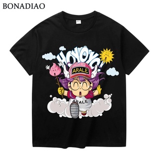 Funny Sport T-Shirt  Classicial Anime Dr Slump Arale Popular Cartoon Korean Style Men Fashion Outwear RWUL