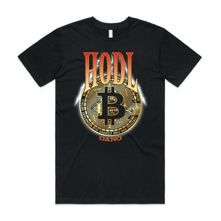 เสื้อยืด พิมพ์ลายกราฟิก Hodl Gang Bitcoin Btc Cryptocurrency Crypto To The Moon Doge สําหรับผู้ชาย