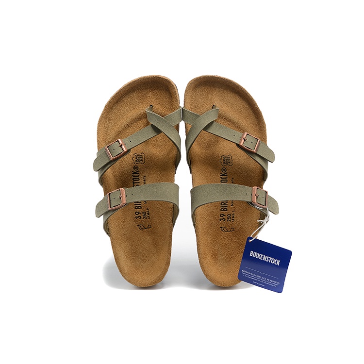 รองเท้าแตะ-birkenstock-birkenstock-แว็กซ์น้ำมันสีเทา-birkenstock-toe