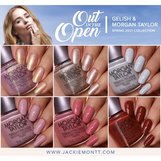 สีทาเล็บธรรมดา Morgan Taylor Out in the Open collection 15 ml.รวบรวมสีเฉดขายดีและทันสมัย แห้งเร็วปลอดภัย