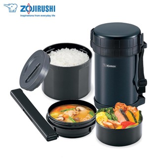 Zojirushi ปิ่นโตอาหารสูญญากาศเก็บความร้อน 1.47 ลิตร รุ่น SL-XE20 AD (สีดำ)