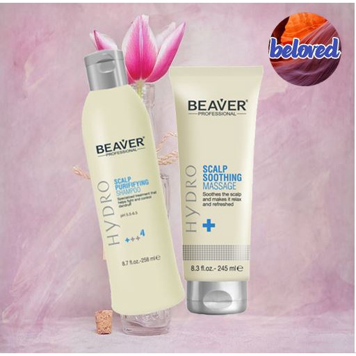 beaver-scalp-purifying-shampoo-soothing-massage-258-245-ml-แชมพู-และทรีทเม้นท์-สำหรับรังแค-และหนังศีรษะมัน
