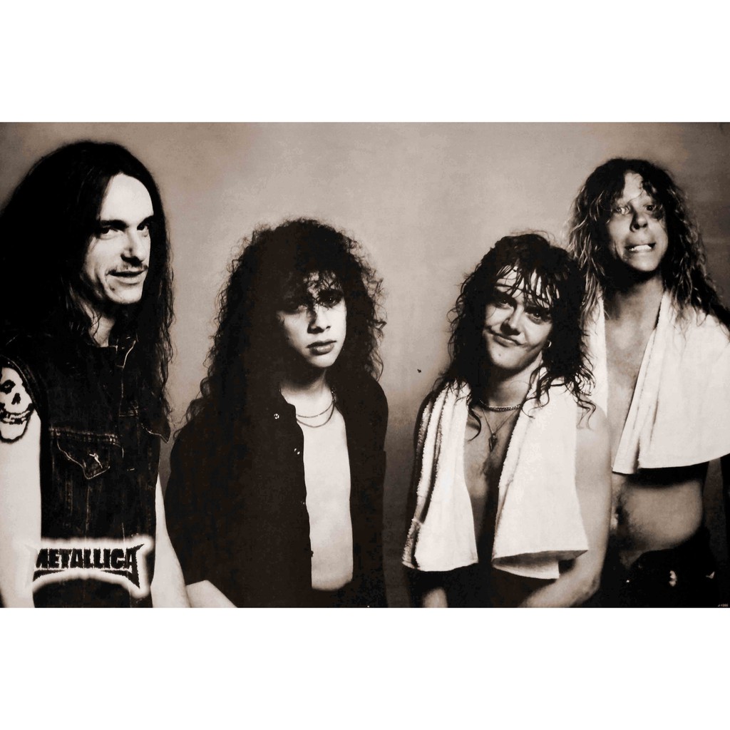 โปสเตอร์-รูปถ่าย-วงดนตรี-เมทัลลิกา-metallica-1981-poster-24-x35-inch-american-heavy-metal-rock-v4