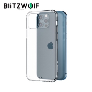Blitzwolf BW-AY5 เคสโทรศัพท์มือถือแบบใส ลายหมาป่า สําหรับ iPhone 12 12Pro 12mini 12Pro Max