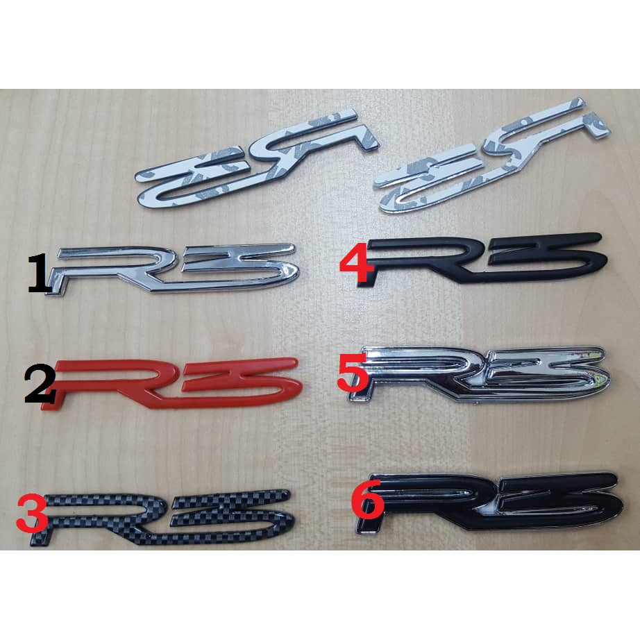 โลโก้ PROTON R3 EMBLEM สําหรับ PROTON NEO , SATRIA , WIRA , PERSONA ...