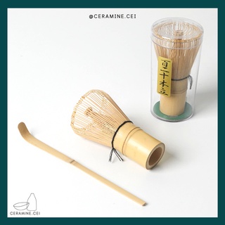 พร้อมส่งจากไทย💯 แปรงชงชาไม้ไผ่ 100ซี่ ไม้ไผ่ตักผงชา ไม้ไผ่ชงชา อุปกรณ์ชงชา ชาเขียว มัทฉะ Matcha Bamboo