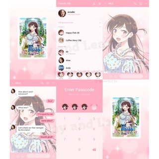 ภาพขนาดย่อของภาพหน้าปกสินค้าการ์ตูน สะดุดรักยัยแฟนเช่า Rent A Girlfriend, Kanojo Okarishimasu สติกเกอร์ไลน์ ธีมไลน์ Sticker Theme Line Anime อนิเมะ จากร้าน playandlearn บน Shopee ภาพที่ 3