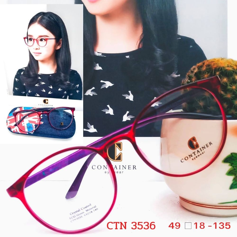 กรอบแว่นตาcontainer made in korea CTN3536 TR90 Shopee Thailand