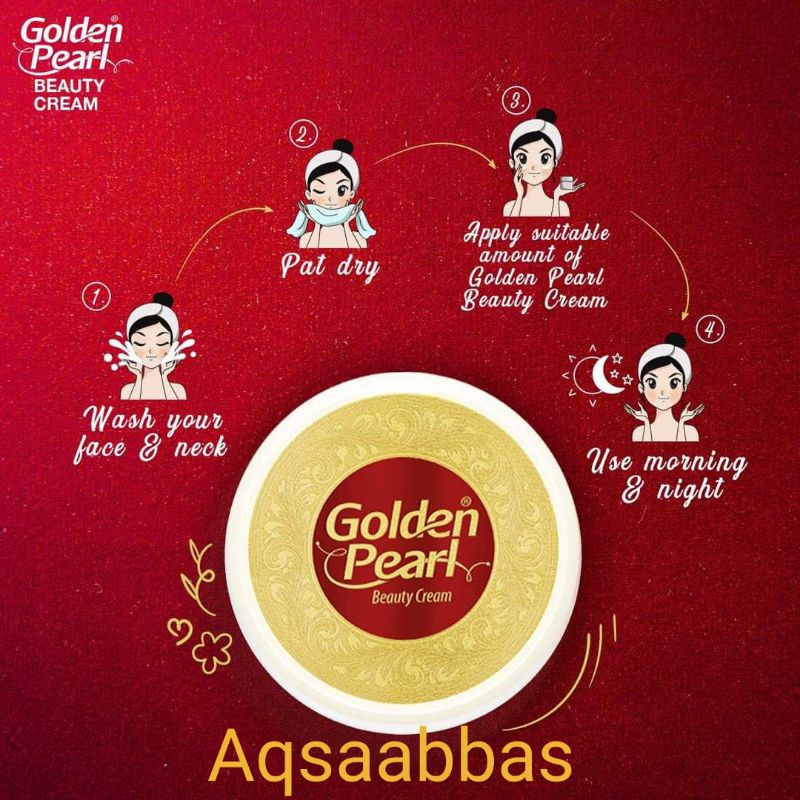 ภาพสินค้าครีมปากีสถาน Golden pearl ครีมไข่มุข สินค้านำเข้า จากร้าน aqsaabbas บน Shopee ภาพที่ 5