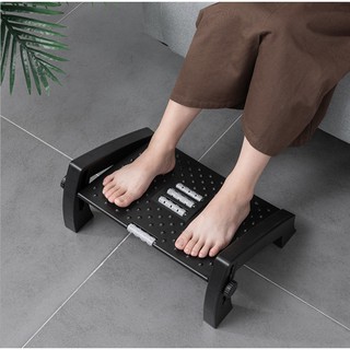 🔥 พร้อมส่ง 🔥 ที่วางเท้าใต้โต๊ะ ที่วางเท้า ที่วางเท้าเพื่อสุขภาพ ที่วางเท้าพกพา เกาเท้า ปรับระดับได้ จัดโต๊ะคอม