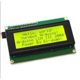 โมดูลอะแดปเตอร์หน้าจอ Lcd2004 + I2C 2004 20X4 2004A สีเขียวสําหรับ Arduino