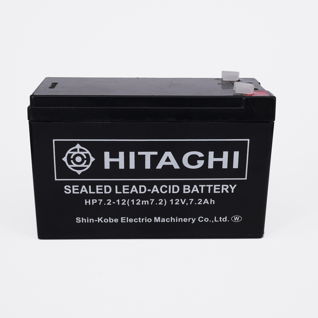 แบตเตอรี่-hitaghi-แบตเตอรี่สำรองไฟ-รุ่น-12v-7-2ah-แบตเตอรี่แห้ง-สำรองไฟ-ไฟฉุกเฉิน-ระบบเตือนภัย-ระบบตู้สาขา-1495