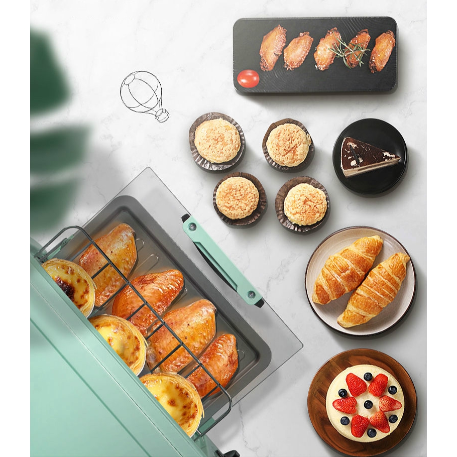 babalas-เตาอบ-oven-mini-roaster-อบไฟฟ้า-เตาอบ-10-ลิตร-มัลติฟังก์ชั่เตาอบไฟฟ้าอัตโนมัต