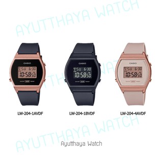 ภาพหน้าปกสินค้า[ของแท้] Casio นาฬิกาข้อมือ รุ่น LW-204-1A , LW-204-1B , LW-204-4A ของแท้ รับประกัน 1 ปี ที่เกี่ยวข้อง