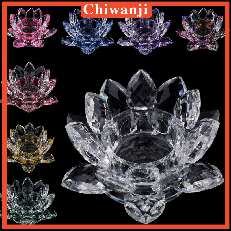 chiwanji-ดอกบัวคริสตัลสีขาวพร้อมกล่องของขวัญ-12-ซม-สําหรับตกแต่งบ้าน