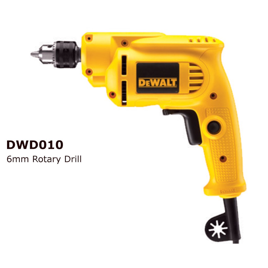 dewalt-dwd010-สว่านเจาะเหล็ก-1-4-6-5มิล-380w-งานหนัก-สวิทซ์อัตโนมัติ-ปรับซ้าย-ขวาได้