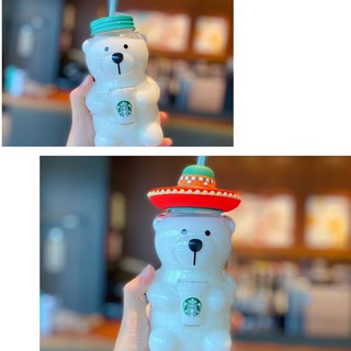 แก้วน้ำน้องหมีของ Starbuck น่ารักมากกกกก แถมแก้วใหญ่จุใจ 📣📣พร้อมส่ง💥 แก้วน้ำเเก้วสตาบัค STARBUCKS 500ml