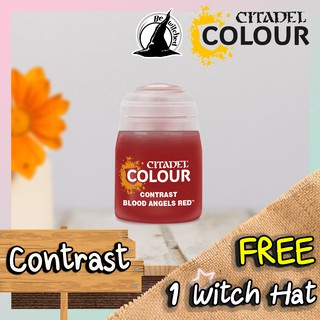 (Contrast) BLOOD ANGELS RED : Citadel Paint แถมฟรี 1 Witch Hat