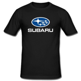 tshirtเสื้อยืดคอกลมฤดูร้อนเสื้อยืดผ้าฝ้าย พิมพ์ลาย Subaru Car Sports wear ubaru Forester Forest Warrior Samurai Swords
