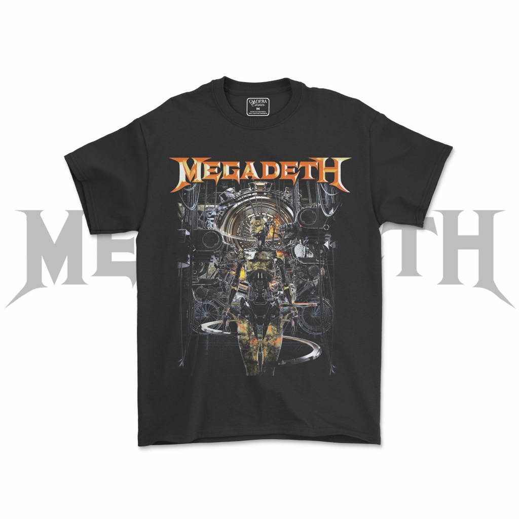 คอลูกเรือเสื้อยืดคอกลมเสื้อเชิ้ต-megadeth-band-v4-สีดํา-สําหรับผู้ชาย-และผู้หญิงผ้าฝ้ายแท้