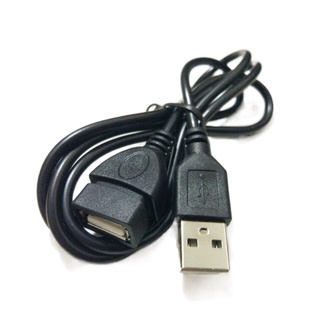 สายเคเบิลต่อขยาย USB ขนาด 1 ม. สายเคเบิล USB 2.0 ความเร็วสูงสำหรับตัวผู้และตัวเมีย การซิงค์ข้อมูล USB 2.0 สายเคเบิลต่อขย